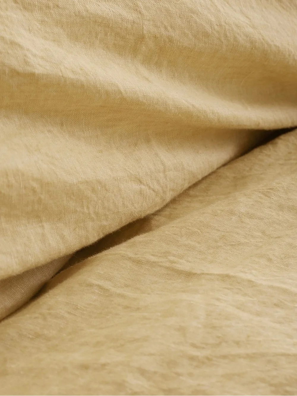 Pottery Barn Belgian Flax linen Twin/twin XL Duvet cover in Daffodil Yellow